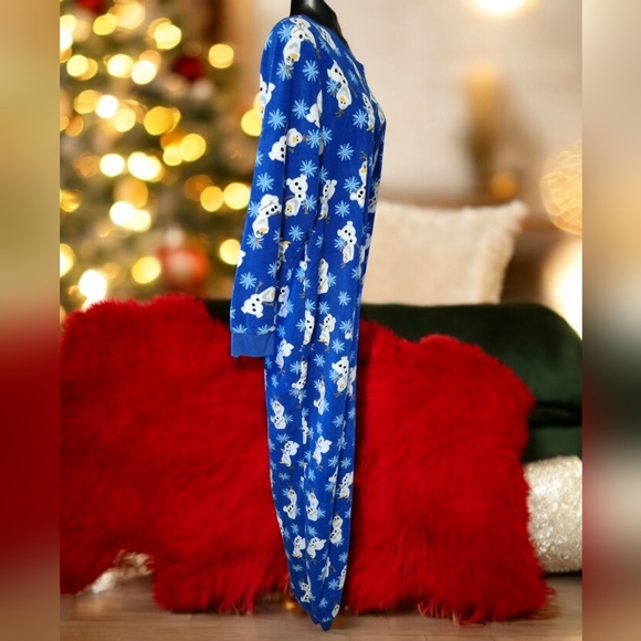 Disney Olaf Cozy Microfleece Onsie ❄️❄️ Pajamas Ladies XL☃️ - Picture 3 of 8